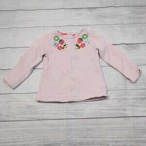 2/3 Baby Boden Embroidered Applique Pullover